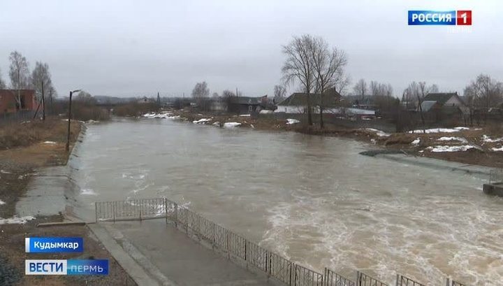 Весеннее половодье началось на реках Прикамья